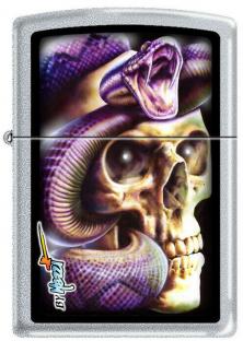 Brichetă Zippo Mazzi Skull Snake 2424