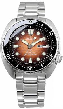 Ceas Seiko SRPH55J Prospex Brown King Turtle Shell U.S. Special Edition Oceanic Society 