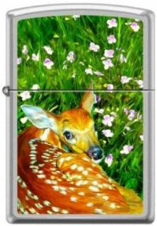 Brichetă Zippo Fawn Deer Flower Bed 4366 