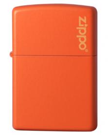 Brichetă Zippo Orange Matte w/Zippo Logo 231ZL