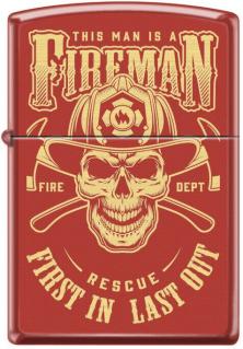 Brichetă Zippo Fireman Skull 3363