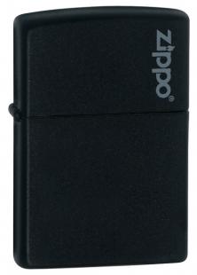 Brichetă Zippo Black Matte w/Zippo Logo 26092