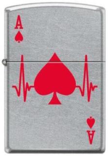 Brichetă Zippo Heartbeat Ace Design 4358