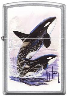 Brichetă Zippo Guy Harvey Killer Whales 4247