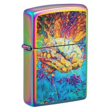 Brichetă Zippo Psychedelic Brain Design 49787