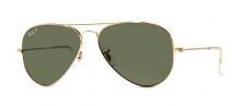 RAY BAN RB 3025 Aviator Large Metal 001/58  Gold/Polarized G