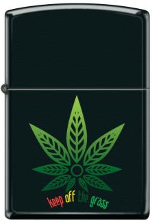 Brichetă Zippo Cannabis Leaf-Keep Off the Grass 7803
