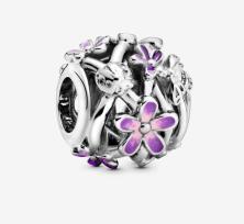 Şirag de mărgele Pandora Openwork Purple Daisy 798772C02