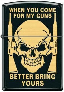 Brichetă Zippo When You Come For My Guns Better Bring Yours 2709