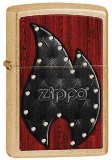 Brichetă Zippo Leather Flame 28139