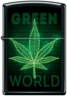 Brichetă Zippo Cannabis Green World 2418