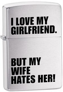 Brichetă Zippo Love My Girlfriend 24522