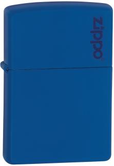 Brichetă Zippo Royal Blue Matte Logo Zippo 229ZL