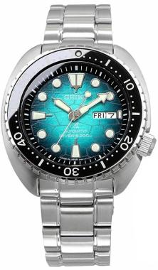 Ceas Seiko SRPH57J Prospex Green King Turtle Shell U.S. Special Edition Oceanic Society 