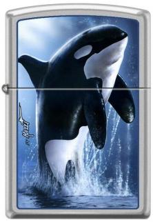 Brichetă Zippo Mazzi Killer Whale 2253