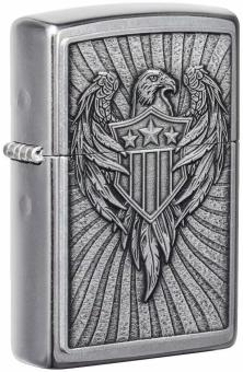 Brichetă Zippo Eagle Shield Emblem Design 49450