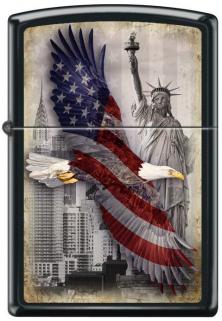 Brichetă Zippo Eagle Statue of Liberty 2102