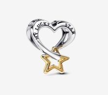 Şirag de mărgele Pandora Lucky Star & Heart 763513C00