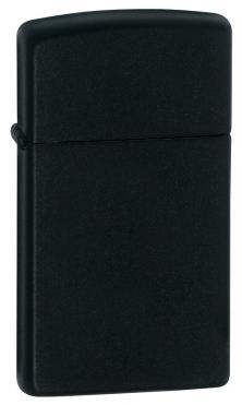 Brichetă Zippo Black Matte Slim 1618