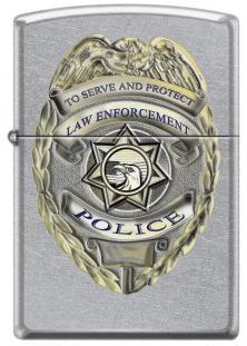 Brichetă Zippo Police Badge 3003