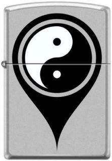 Brichetă Zippo Ying Yang Map Pin 0636