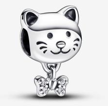 Şirag de mărgele Pandora Pet Cat & Bow 792255C01