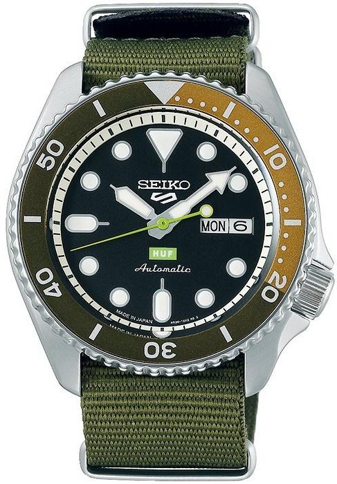 Ceas Seiko SRPJ19 5 Sports HUF Skateboarding Limited Edition 1 000 pcs