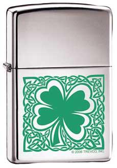 Brichetă Zippo Trevco Celtic Clover 7752