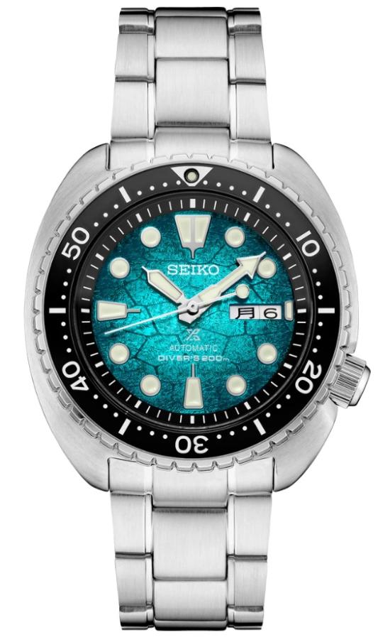 Ceas Seiko SRPH57J Prospex Green King Turtle Shell U.S. Special Edition Oceanic Society 