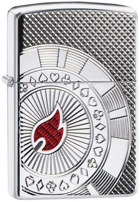 Brichetă Zippo Poker Chip Design 49058