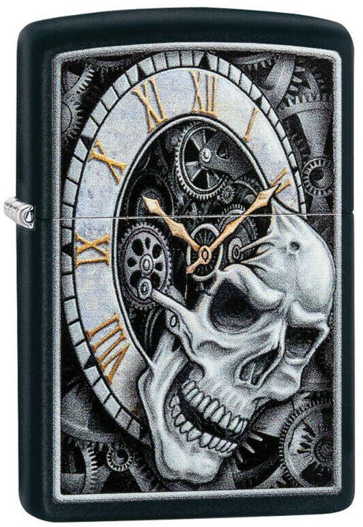 Brichetă Zippo Skull Clock 29854