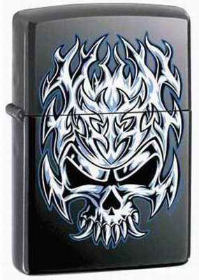 Brichetă Zippo Flaming Skull 7058