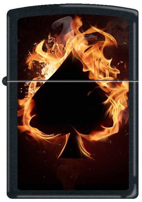 Brichetă Zippo Ace of Spades - Flaming 0242