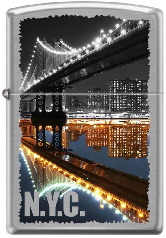 Brichetă Zippo New York City Manhattan Bridge 7841