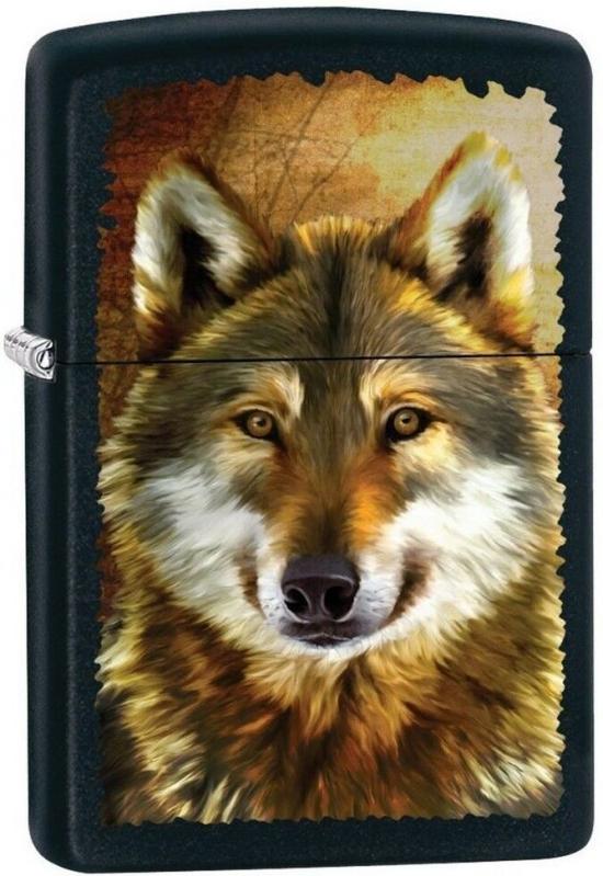Brichetă Zippo Painted Wolf 0918