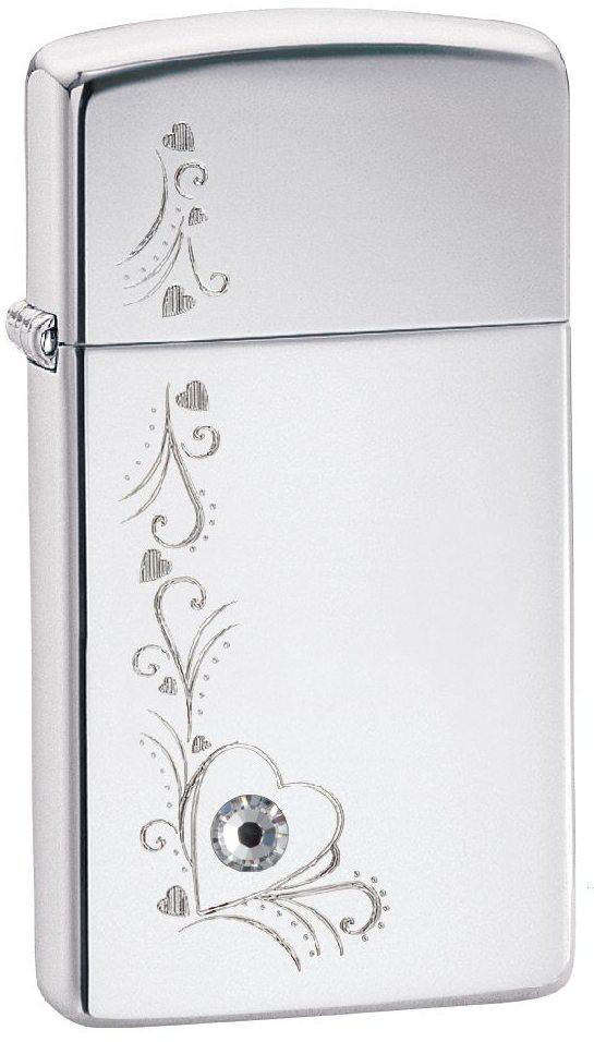Brichetă Zippo Slim Bling Heart 22801