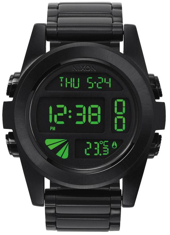 Ceas Nixon Unit SS All Black Green A360 032