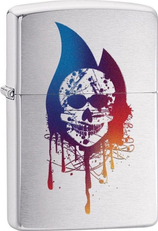 Brichetă Zippo Skull Flame 29721