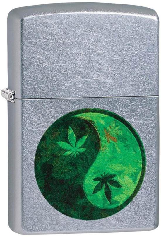 Brichetă Zippo 5921 Cannabis Leaf Yin Yang