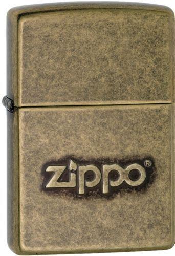 Brichetă Zippo Antique Brass Zippo Logo 28994