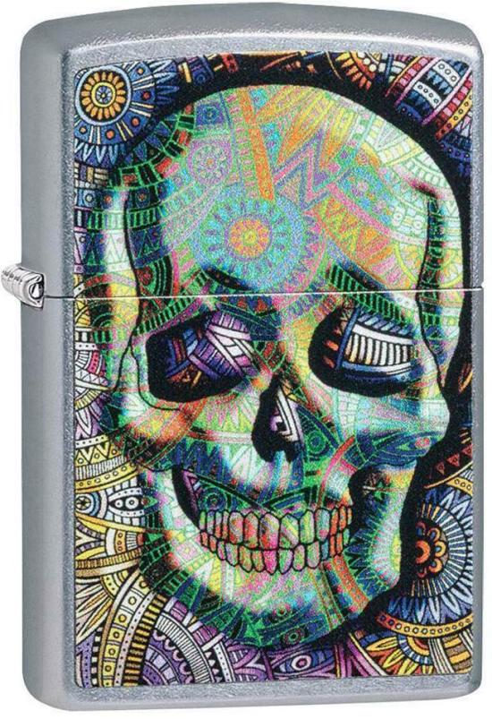 Brichetă Zippo Geometric Skull 49140