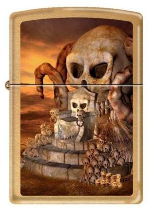 Brichetă Zippo Skull Throne 0090