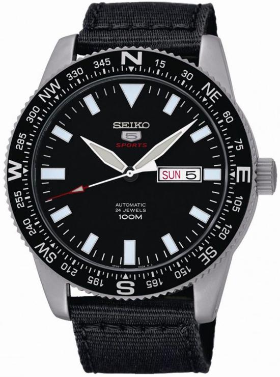 Ceas Seiko Sports 5 SRP667K1 Automatic Military