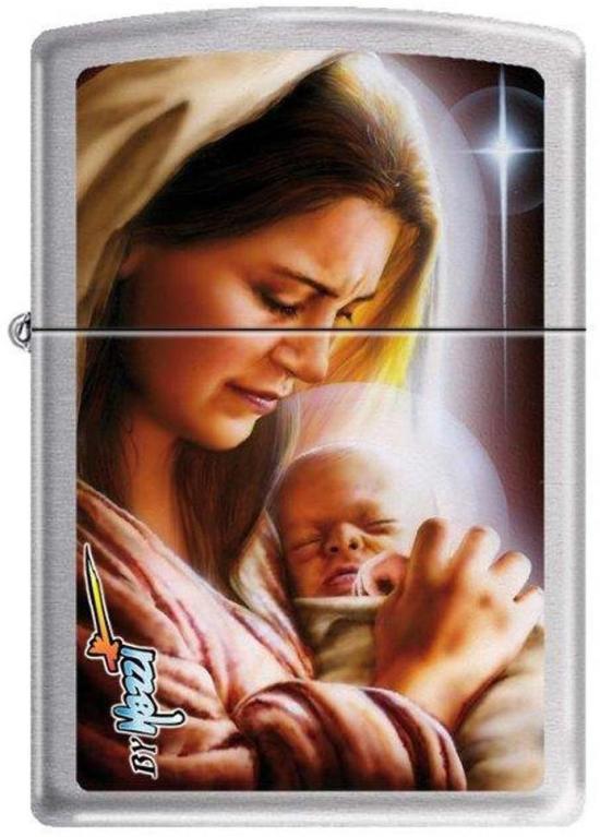 Brichetă Zippo Mazzi Madonna And Bambino 7944