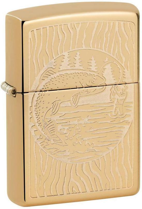 Brichetă Zippo Fisherman Brass 49610