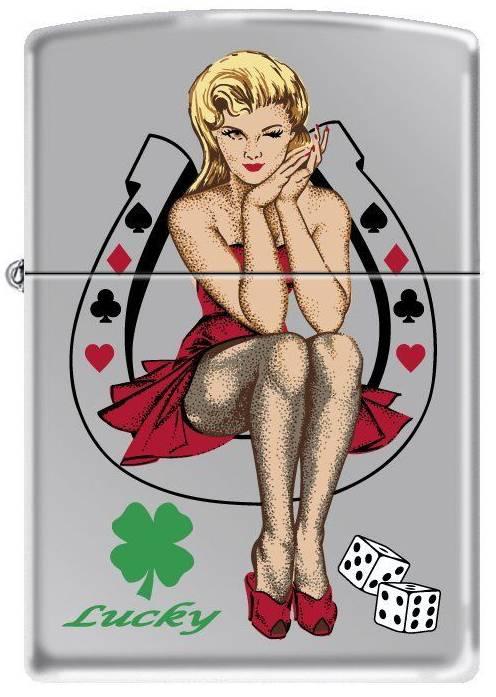 Brichetă Zippo Lady Luck Dices 7714
