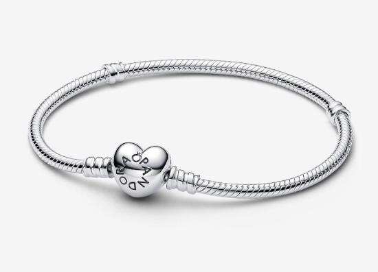 Brăţară Pandora Moments Heart & Snake 590719-17