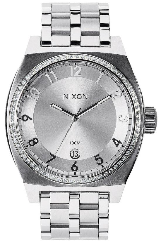 Ceas Nixon Monopoly All Silver Crystal A325 1874