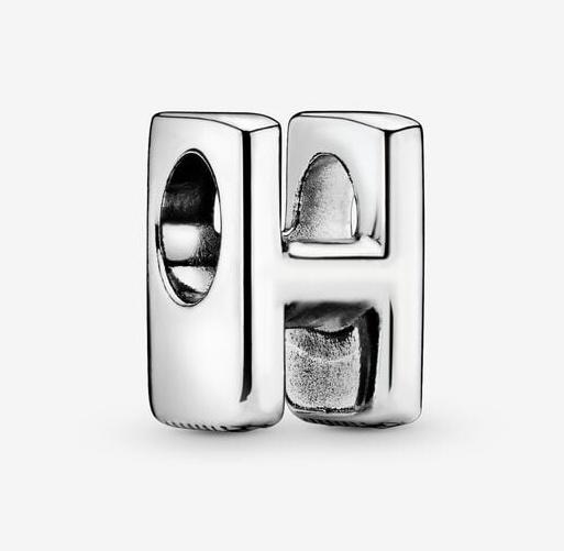 Şirag de mărgele Letter H Alphabet Charm 797462