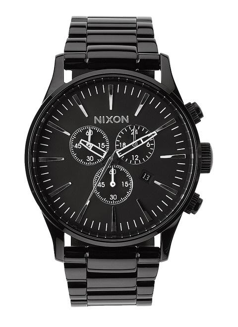 Ceas Nixon Sentry Chrono All Black A386 001